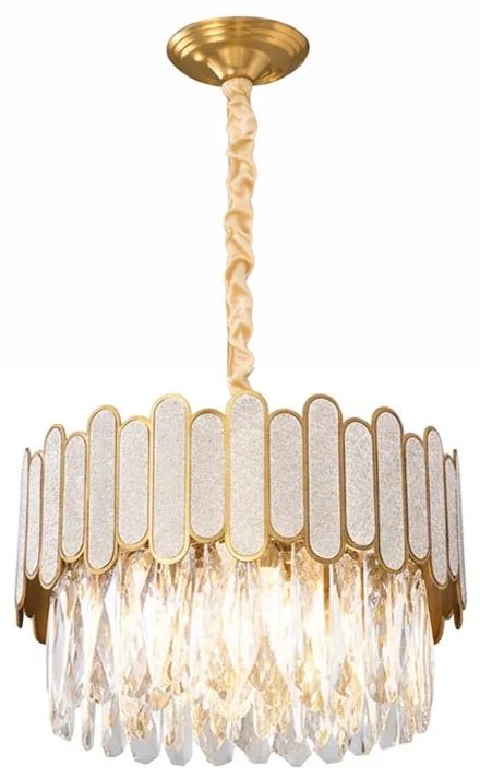 Toolight Toolight, stropné svietidlo 40cm, 6xE14, APP1746-4CP, zlatá, OSW-04045