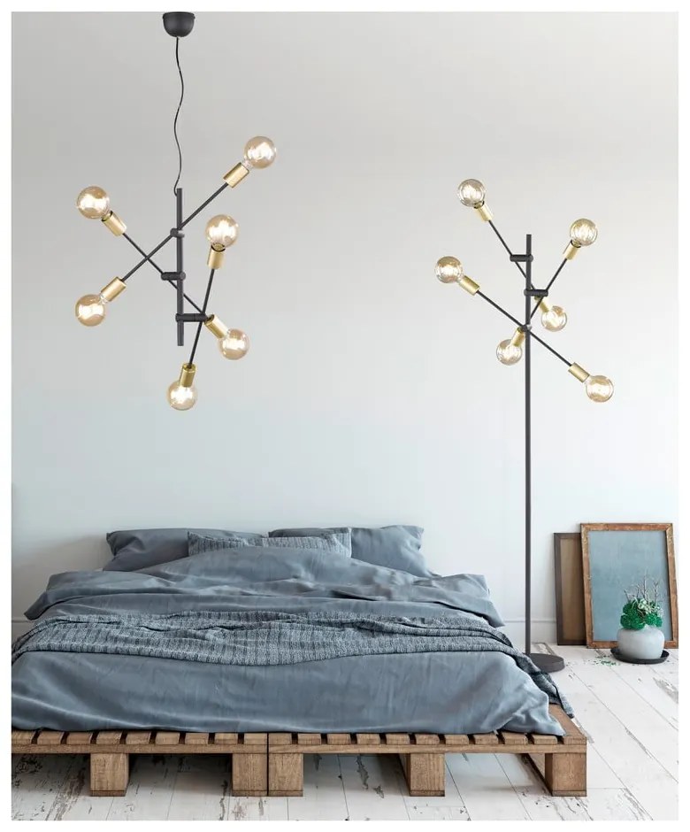 Stropné svietidlo Trio Cross, výška 19 cm