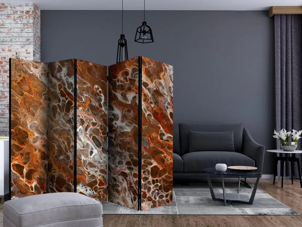 Artgeist Paraván - Brown Craters II [Room Dividers]
