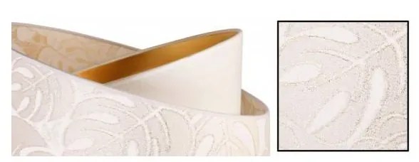 Stojacia lampa Werona 7, 1x krémové textilné tienidlo so vzorom, g, k