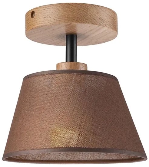 Prisadený luster ANTONIO 1xE14/40W/230V hnedá