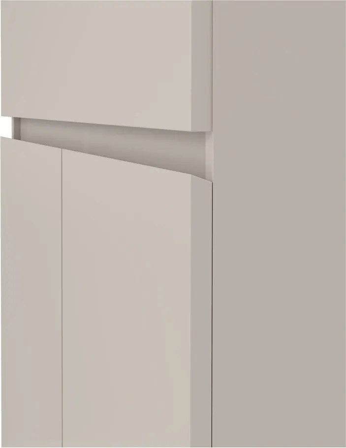 Krémovobiela komoda 80x100x40 cm Naia – Tvilum
