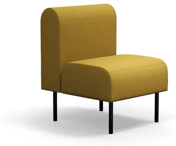 Modulárna pohovka VARIETY, 1 miestna, látka Blues CSII, zlatá