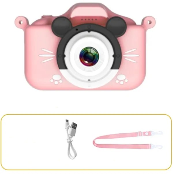 WELLHOX Detská kamera s imitáciou mačiatka