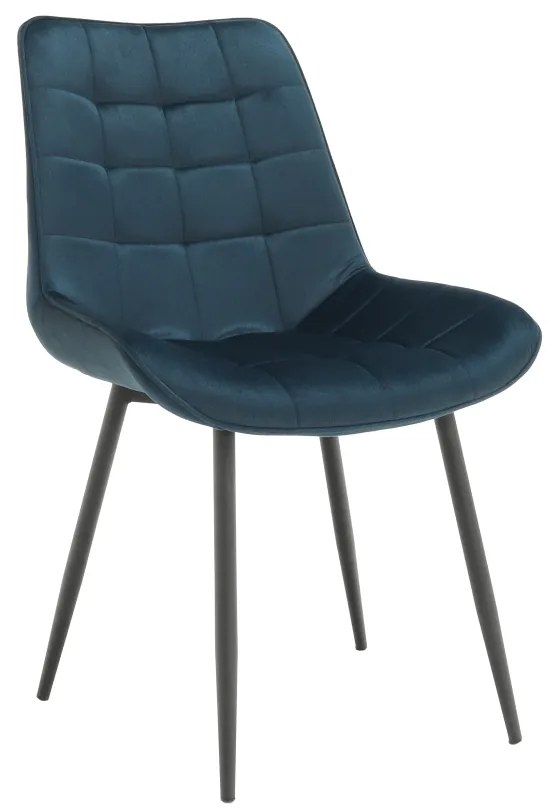 Jedálenská stolička Sarin - modrá / čierna