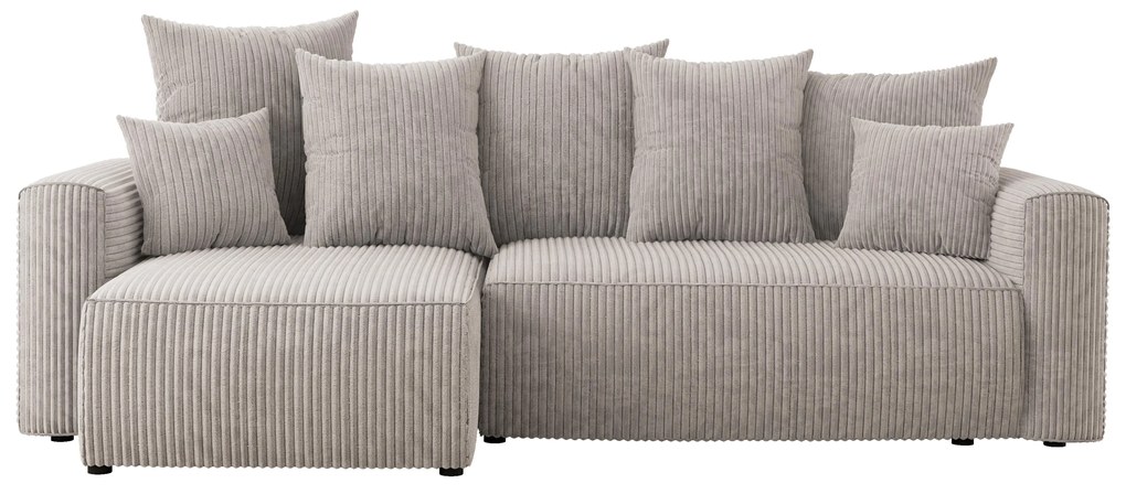 Rohová sedačka Denia (L) (mliečna). Akcia -20%. Vlastná spoľahlivá doprava až k Vám domov. 1133127