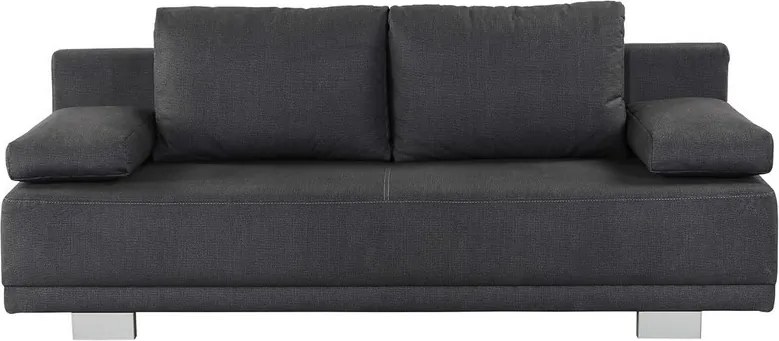 Rozkladacia pohovka Luzio, tmavo šedá látka