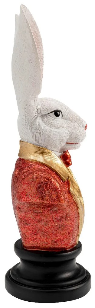 Gentleman Rabbit dekorácia viacfarebná 32 cm