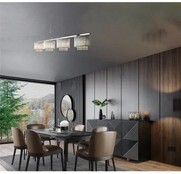 Searchlight 7094-4CC - Luster na lanku ELISE 4xG9/33W/230V