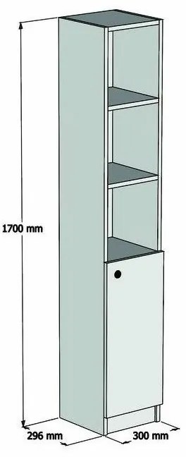 Skriňa Trend Walnut