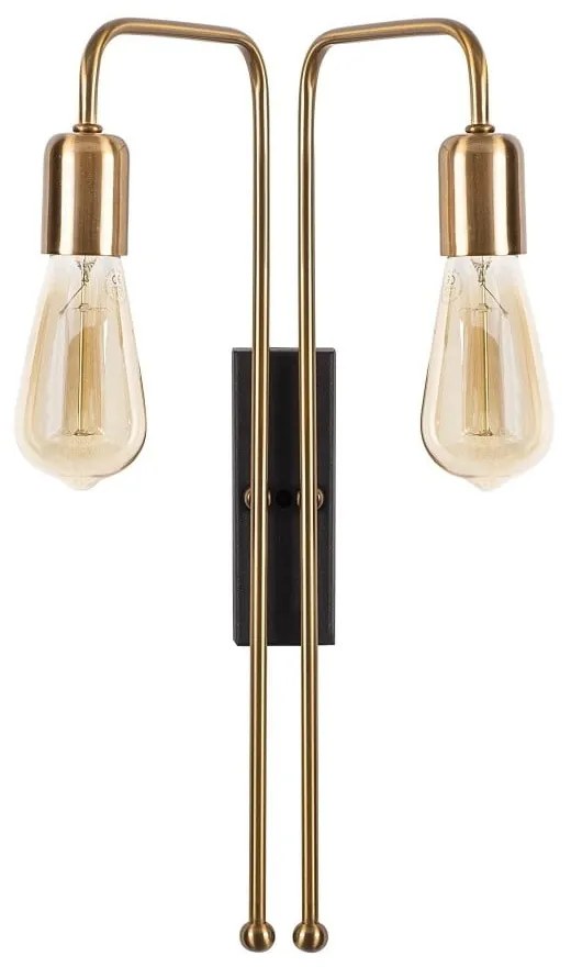 Nástenné svietidlo v zlatej farbe Pahoma – Opviq lights