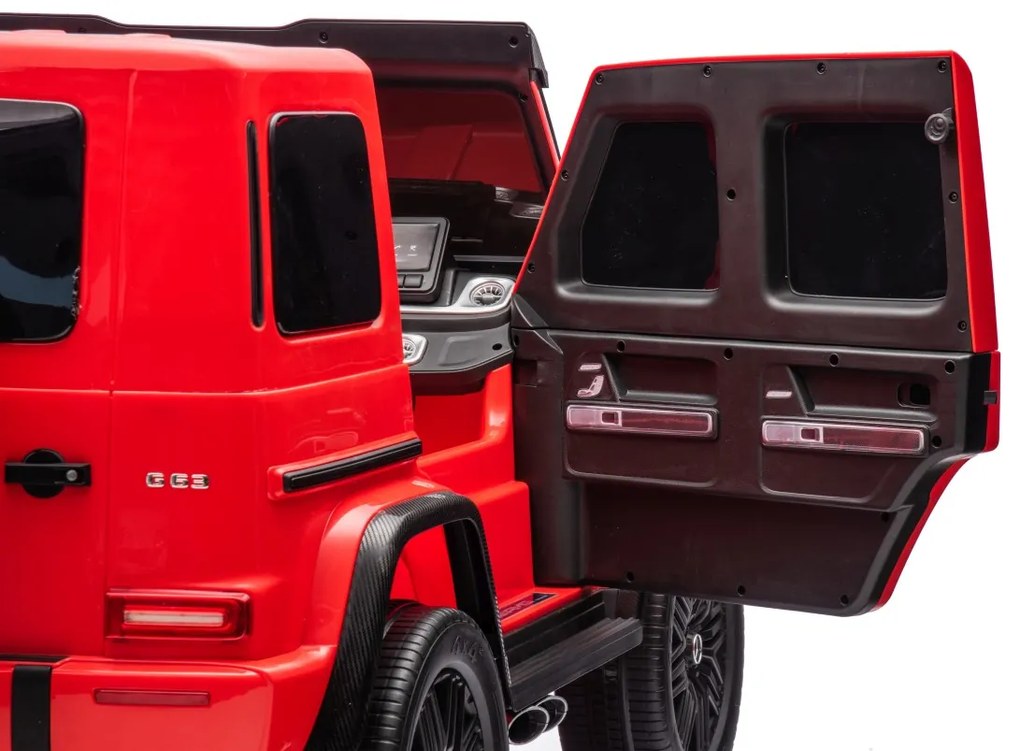 Elektrické autíčko Mercedes G63 AMG 4x200W XXL - červené