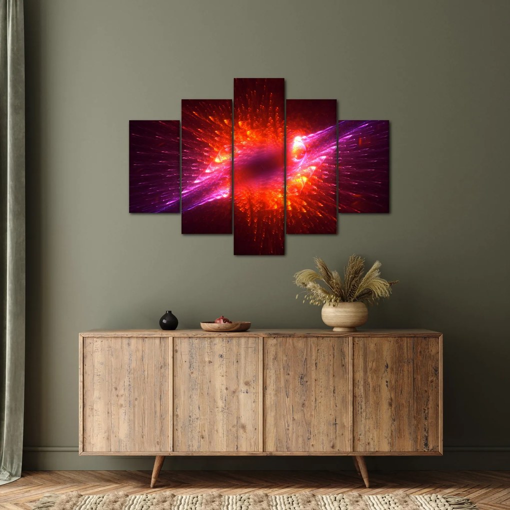 Obraz modernej tŕnistej abstrakcie (150x105 cm)