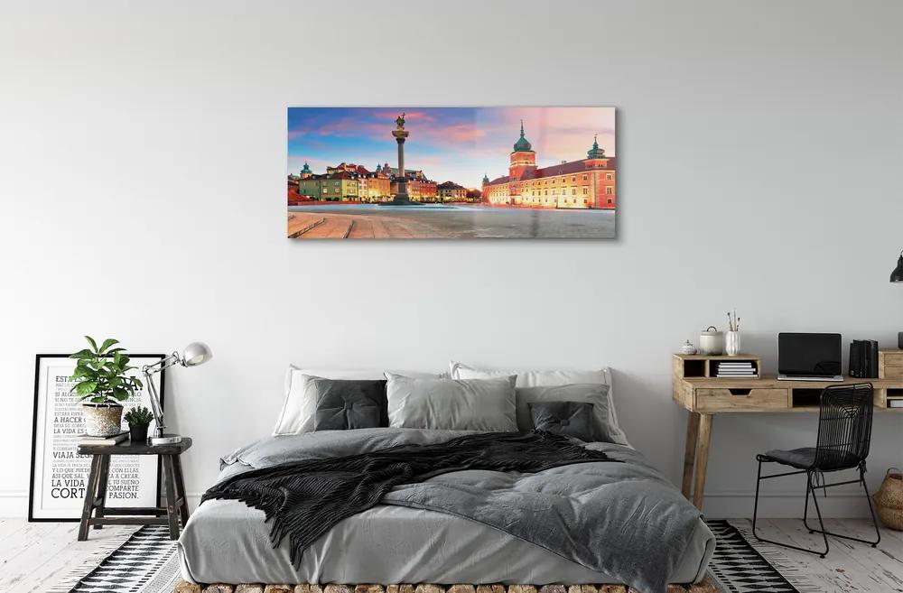 Obraz na akrylátovom skle Sunrise varšava staré mesto 120x60 cm