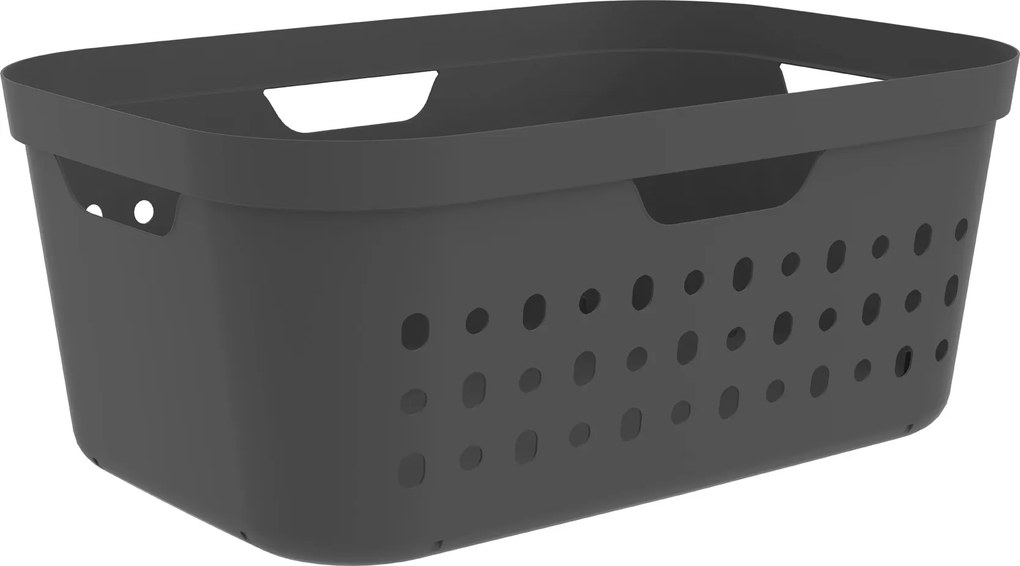 Rotho Kôš na bielizeň, kôš na bielizeň, ohybný, JONA, 39l, antracit