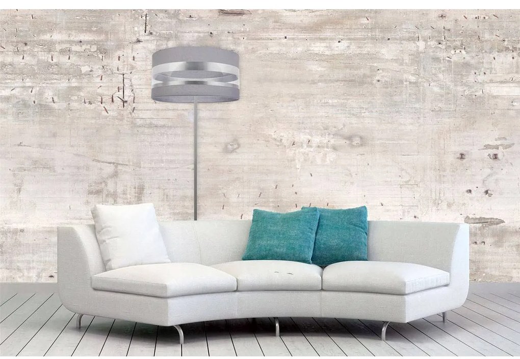 Stojacia lampa Intense Gold, 1x textilné tienidlo (výber zo 6 farieb), (výber z 3 farieb konštrukcie), (fi 40cm), o