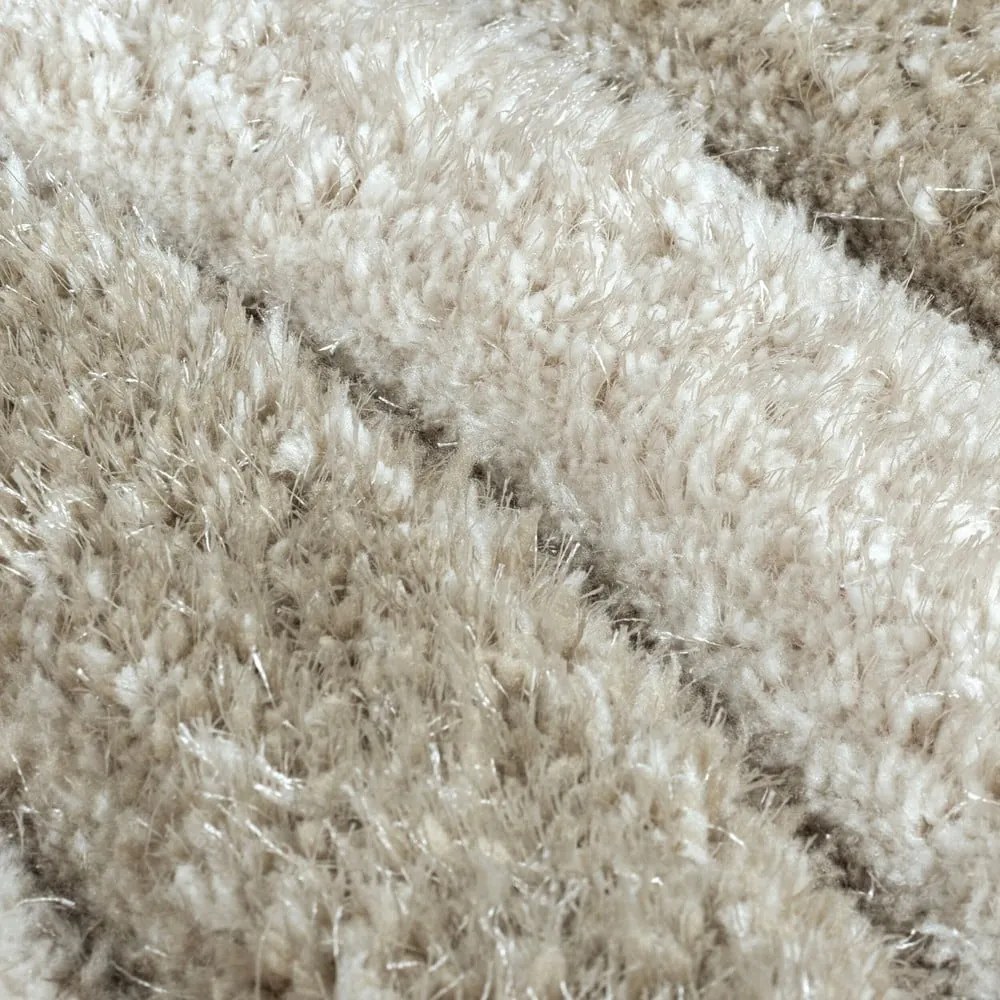 Béžový ručne tkaný koberec z recyklovaných vlákien 120x170 cm Velvet – Flair Rugs