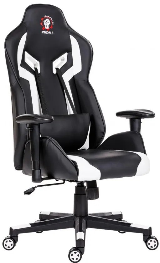 ANTARES Excluzívne herné kreslo VENOM čierne biele