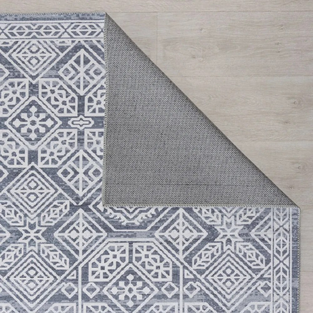 Sivý prateľný koberec 290x200 cm Cora - Flair Rugs