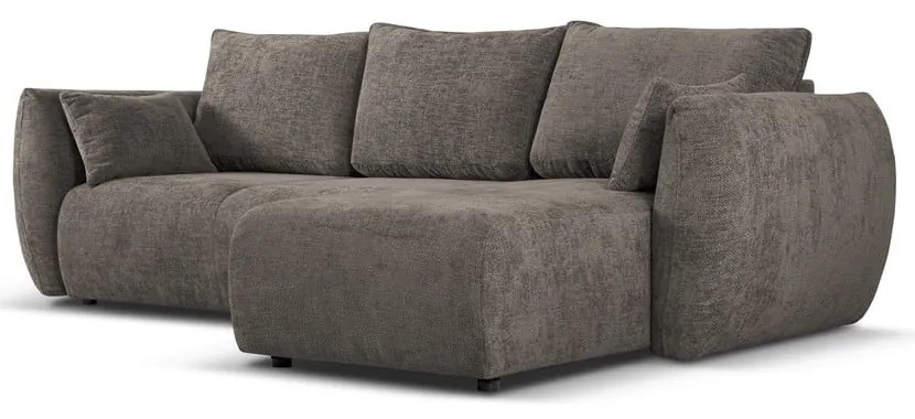 Sivá rohová pohovka (pravý roh) Matera – Cosmopolitan Design