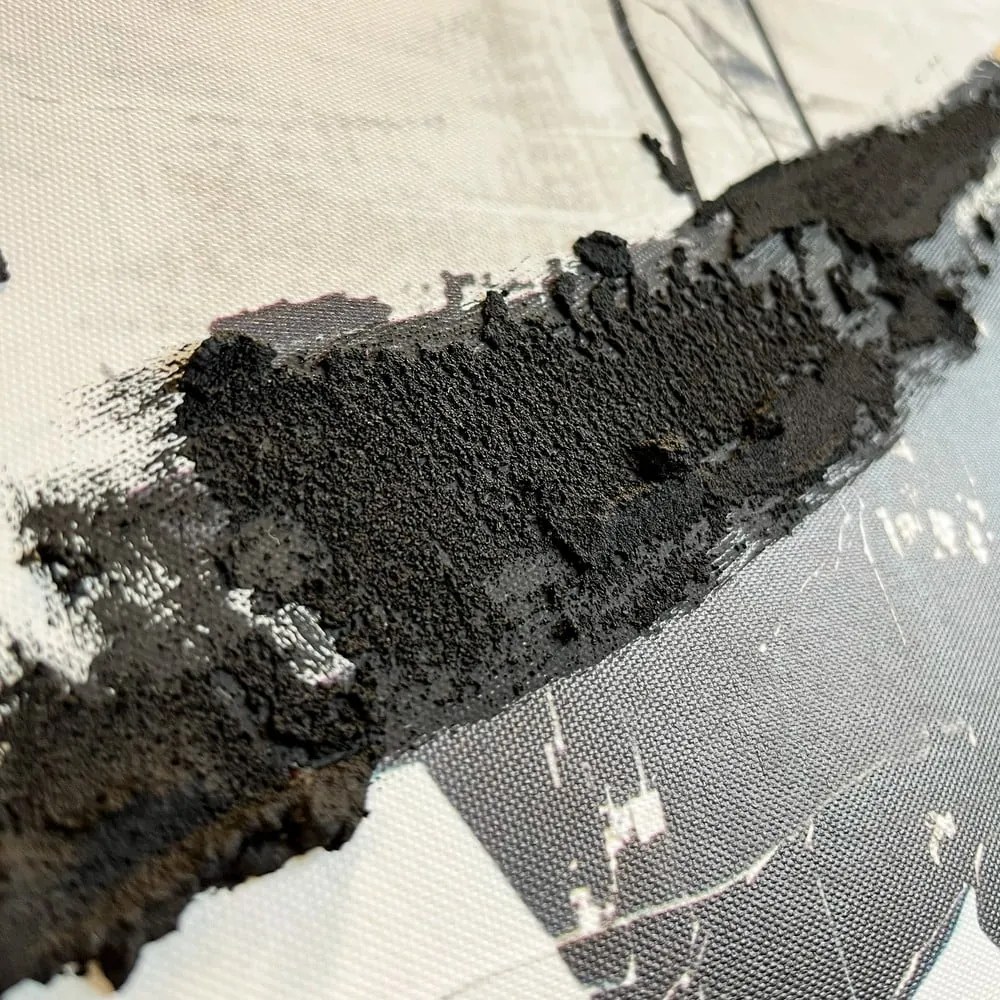 Obraz s ručne maľovanými prvkami 70x100 cm Ash – Styler
