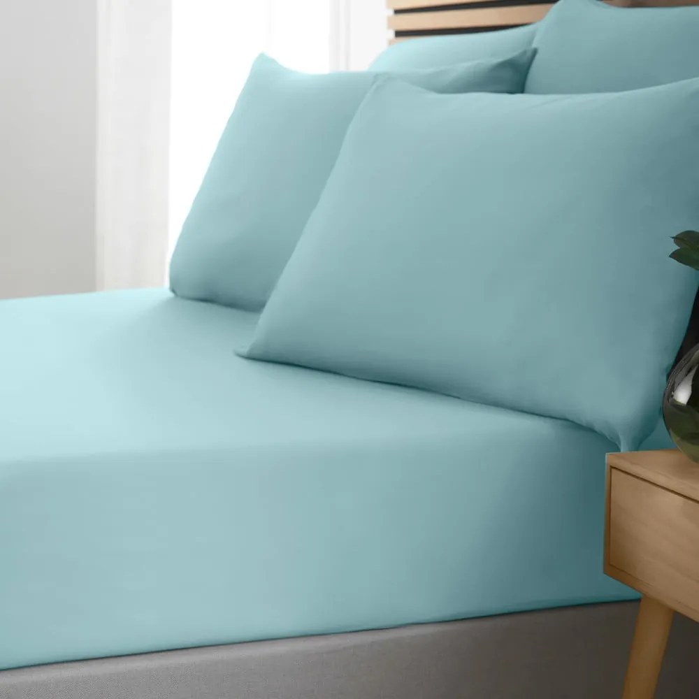 Modrá napínacia plachta 150x200 cm So Soft Easy Iron – Catherine Lansfield