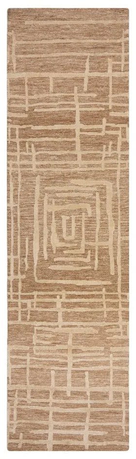 Béžový behúň 80x300 cm Elliot – Flair Rugs