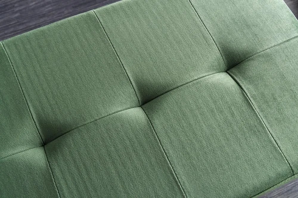 Invicta Interior - Elegantná lavica BOUTIQUE 95 cm, zelená, zamat