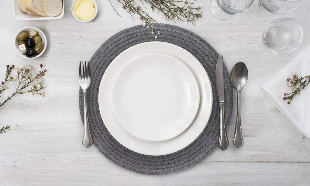 SADA 6KS PRESTIERANIE NA STÔL MILLY (FI) 38 CM TMAVOSIVÁ