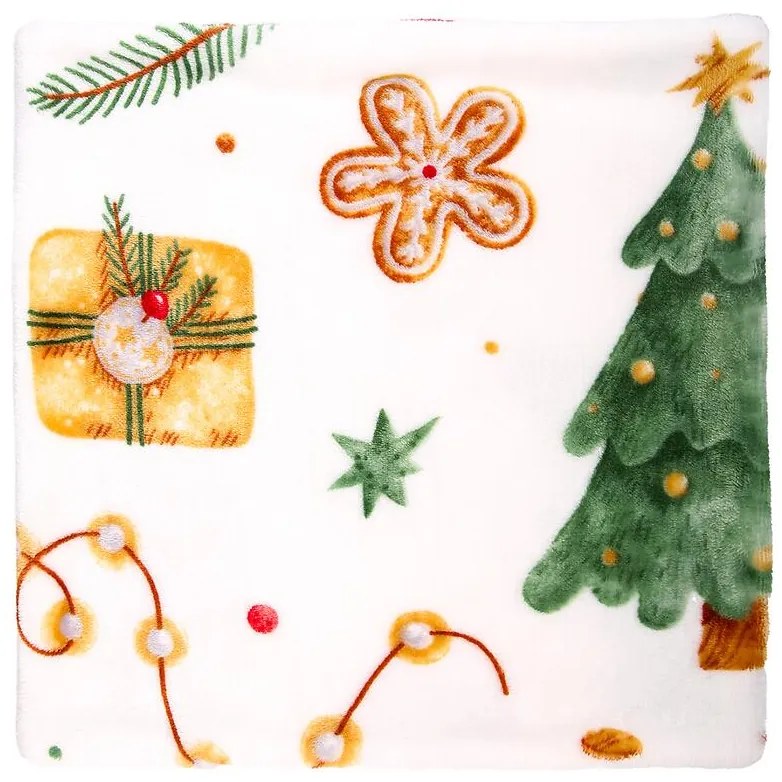Obliečka na vankúš Christmas 40x40 cm biela