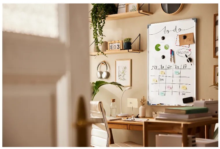 crelando®  Magnetická biela tabuľa + Príslušenstvo k magnetickej tabuli  (800010767)