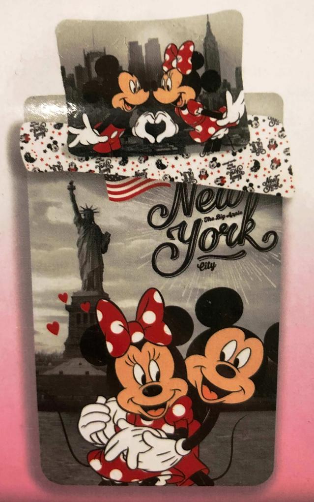 Obliečky Mickey a Minnie v New Yorku Balenie: Štandardné - 140 x 200 cm