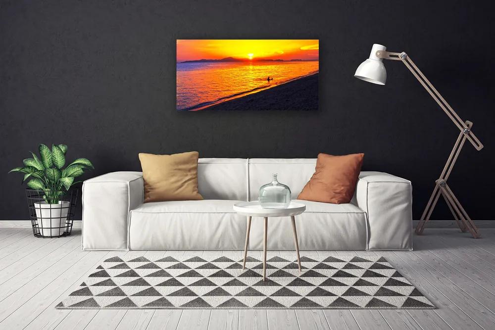 Obraz na plátne More slnko pláž krajina 120x60 cm