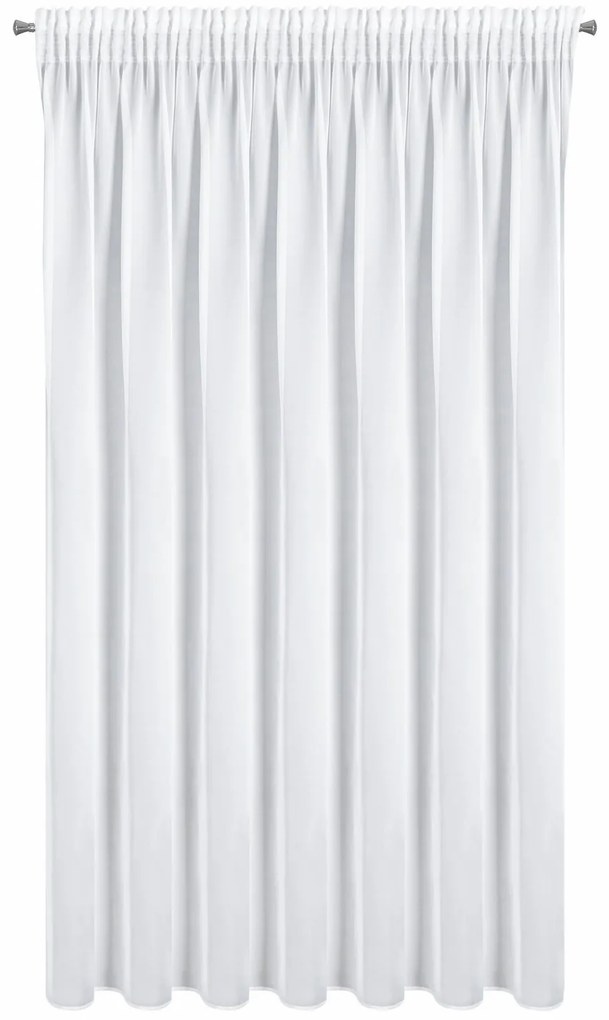 ZÁCLONA NA PÁSKE TINA 140X270 CM BIELA