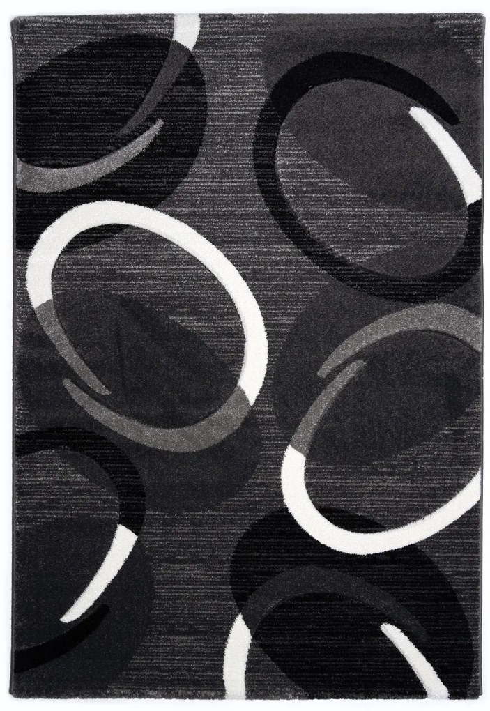 Spoltex, Kusový koberec Florida grey 9828, 160x230, šedá, chodba / predsieň