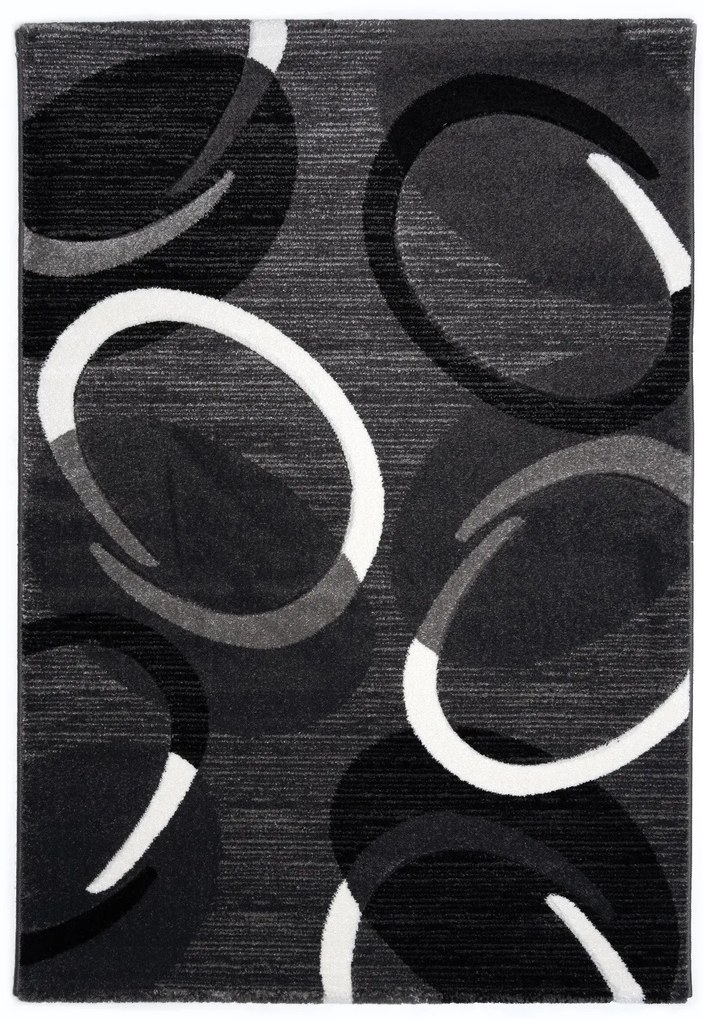Spoltex, Kusový koberec Florida grey 9828, 80x150, šedá, chodba / predsieň
