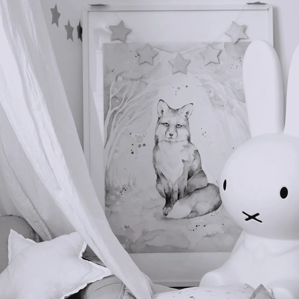 Plagát líška 50x70cm