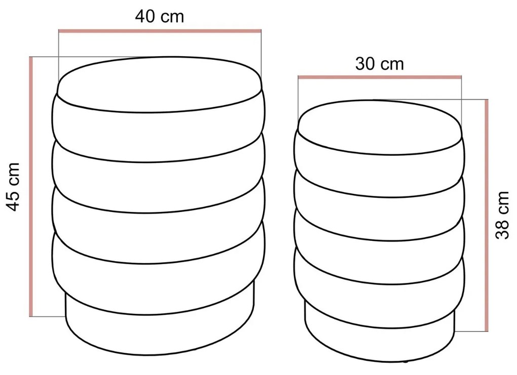TABURET BASILEO 2v1 BÉŹOVÝ