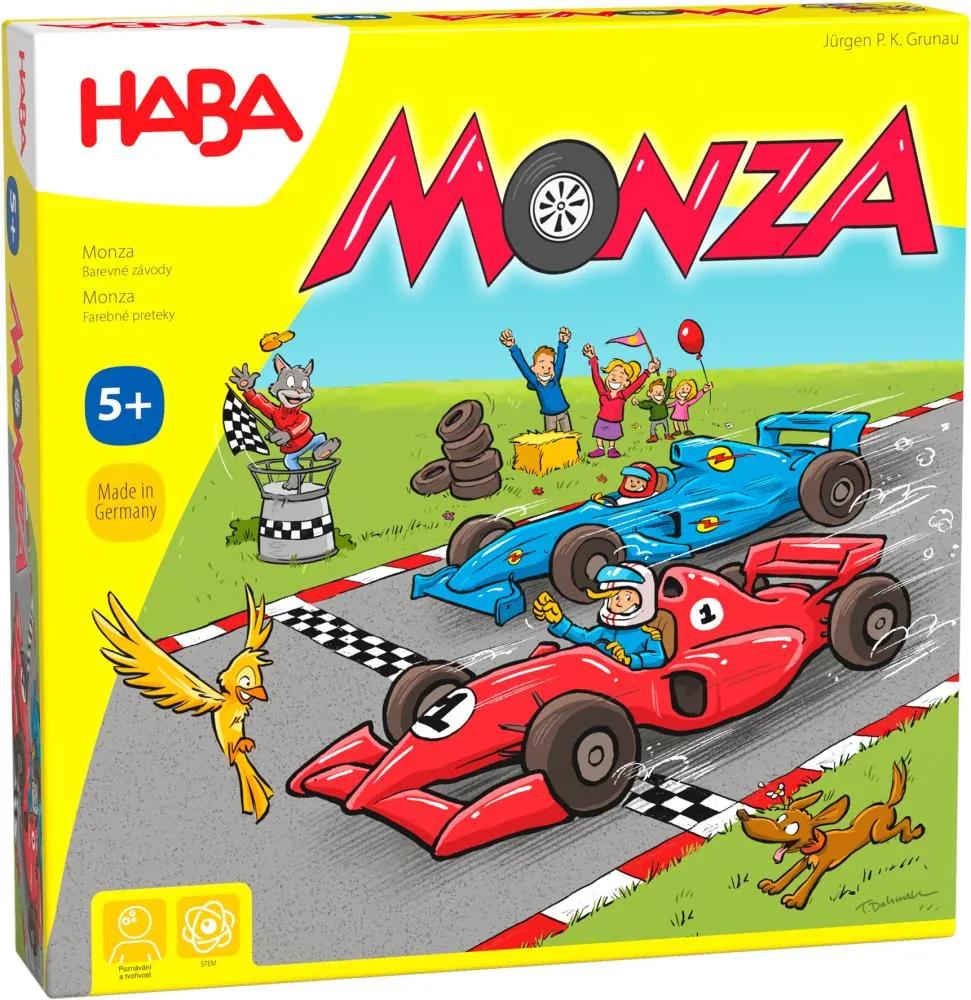 Spoločenská hra pre deti Monza SK CZ verzia Haba od 5 rokov