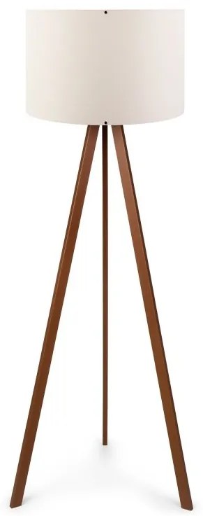 Stojacia lampa SCANDINAVIA, 140 x 38 cm, biela