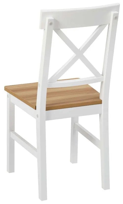 Jedálenský set 4x stolička + stôl Catini KAMPALI - Biela