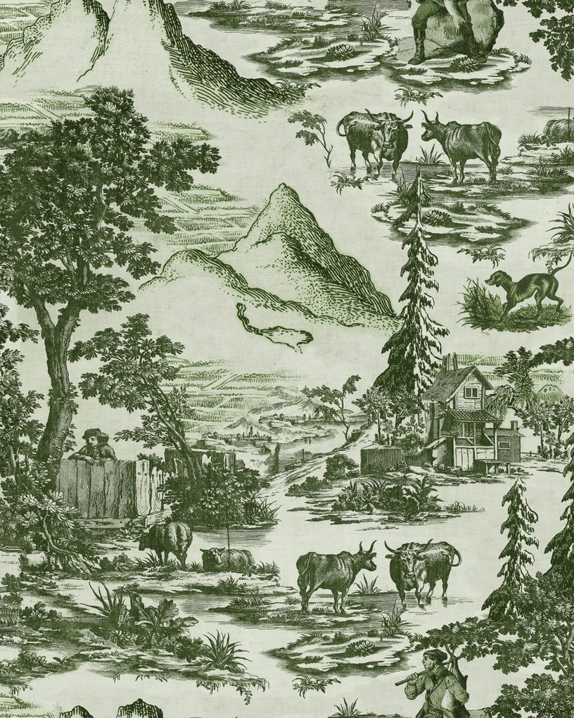 MINDTHEGAP Toile Du Tyrol Evergreen - tapeta