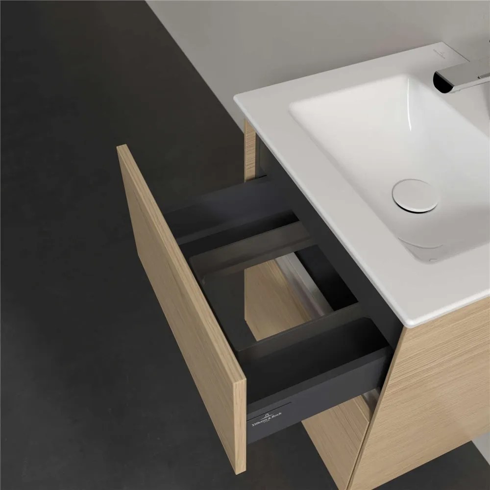 VILLEROY &amp; BOCH Collaro závesná skrinka pod umývadielko, 2 zásuvky, 472 x 404 x 610 mm, Nordic Oak, C14100VJ