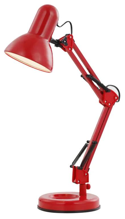 GLOBO Stolná lampa FAMOUS, červená