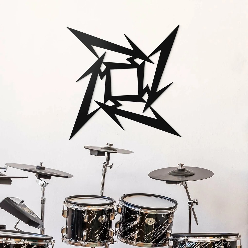DUBLEZ | Drevený symbol - Metallica Ninja Star