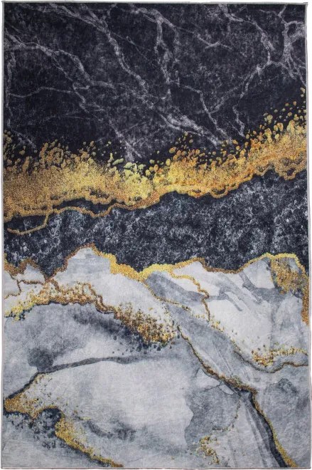 Koberec MILANO 40013-01 čierny / sivý