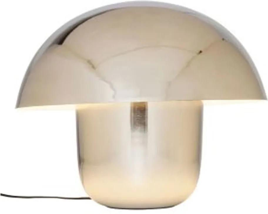 Stolová lampa v chrómovej farbe Kare Design Mushroom