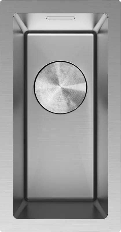 Mexen Trixo, 1-komorový nerezový drez 230 x 440 mm, brúsená oceľ, 6411221000-01
