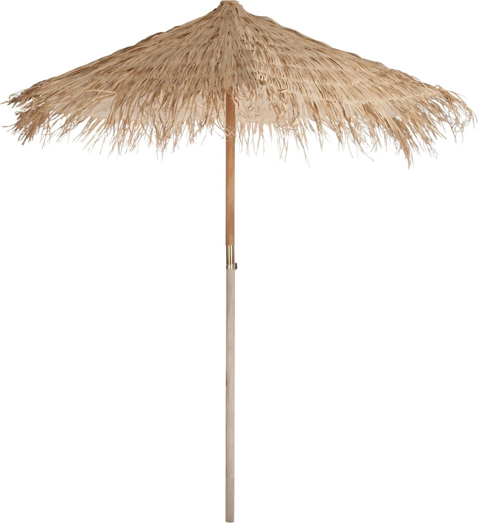 Prírodný slamený dekoračný slnečník Straw L - ∅ 290*240 cm