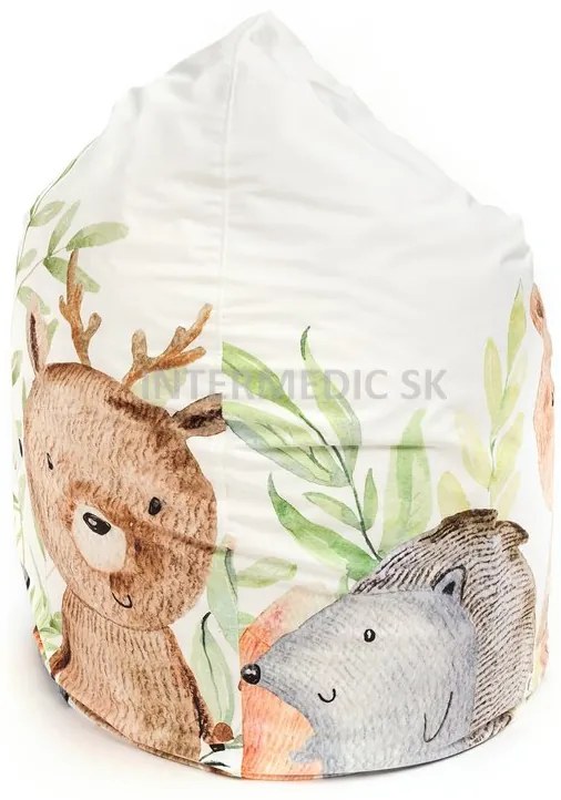 Sedací vak Sako Modern Velvet - Zvieratká TiaHome